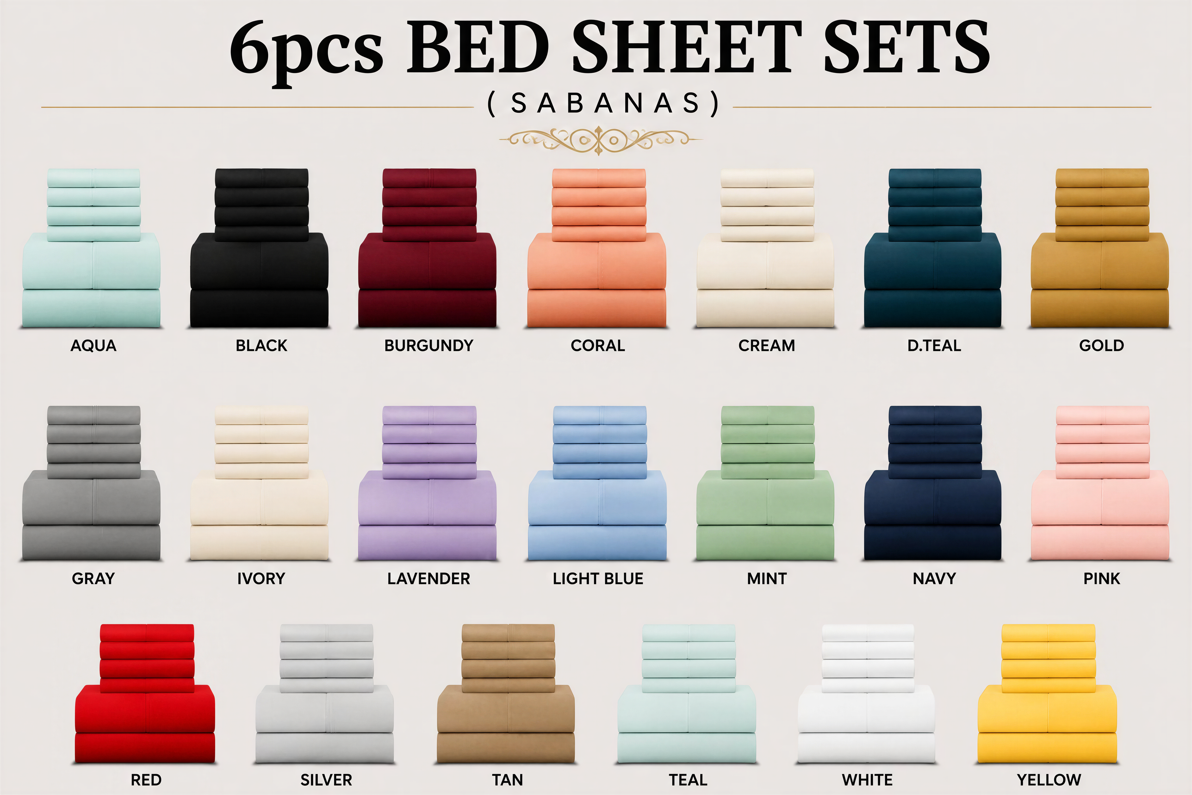 Bed sheet sets (Sabanas)